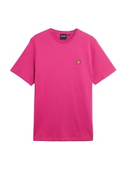Lyle & Scott Pink Cotton Plain T-Shirt - Image 5 of 5