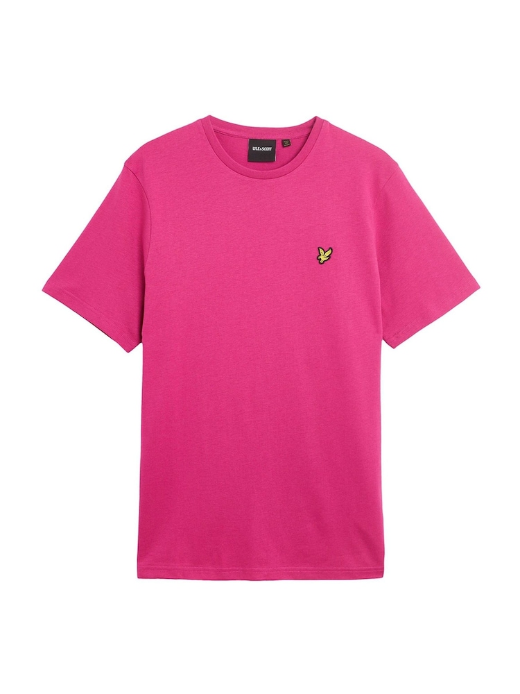 Lyle & Scott Pink Cotton Plain T-Shirt - Image 5 of 5