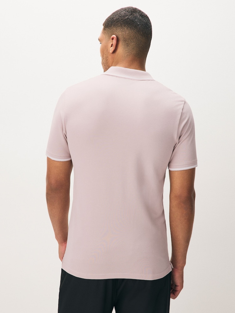Lyle & Scott Pink Tipped Polo Shirt - Image 2 of 5