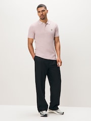Lyle & Scott Pink Tipped Polo Shirt - Image 3 of 5