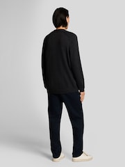 Lyle & Scott Blue Linen Blend Drawstring Trouser - Image 2 of 5