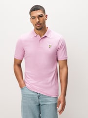 Розовый - Lyle & Scott Plain Polo Shirt - Image 1 of 5