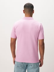 Розовый - Lyle & Scott Plain Polo Shirt - Image 2 of 5