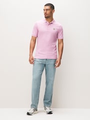 Розовый - Lyle & Scott Plain Polo Shirt - Image 3 of 5