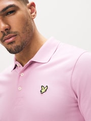 Розовый - Lyle & Scott Plain Polo Shirt - Image 4 of 5