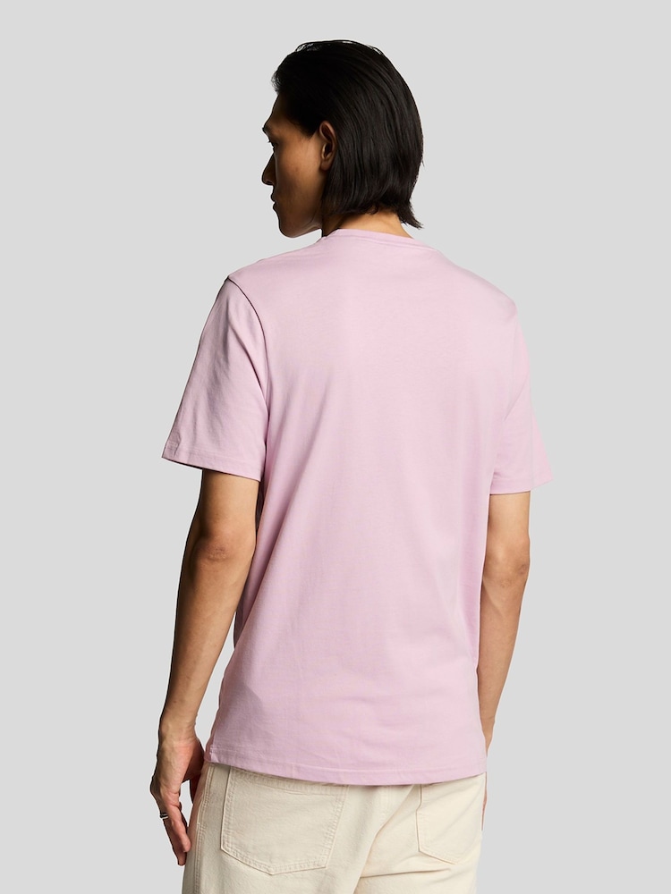 Lyle & Scott Pink Cotton Plain T-Shirt - Image 2 of 4