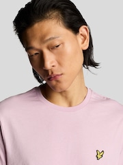 Lyle & Scott Pink Cotton Plain T-Shirt - Image 4 of 4