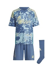 adidas Blue Ajax Away Minikit 2024-25 - Image 1 of 3