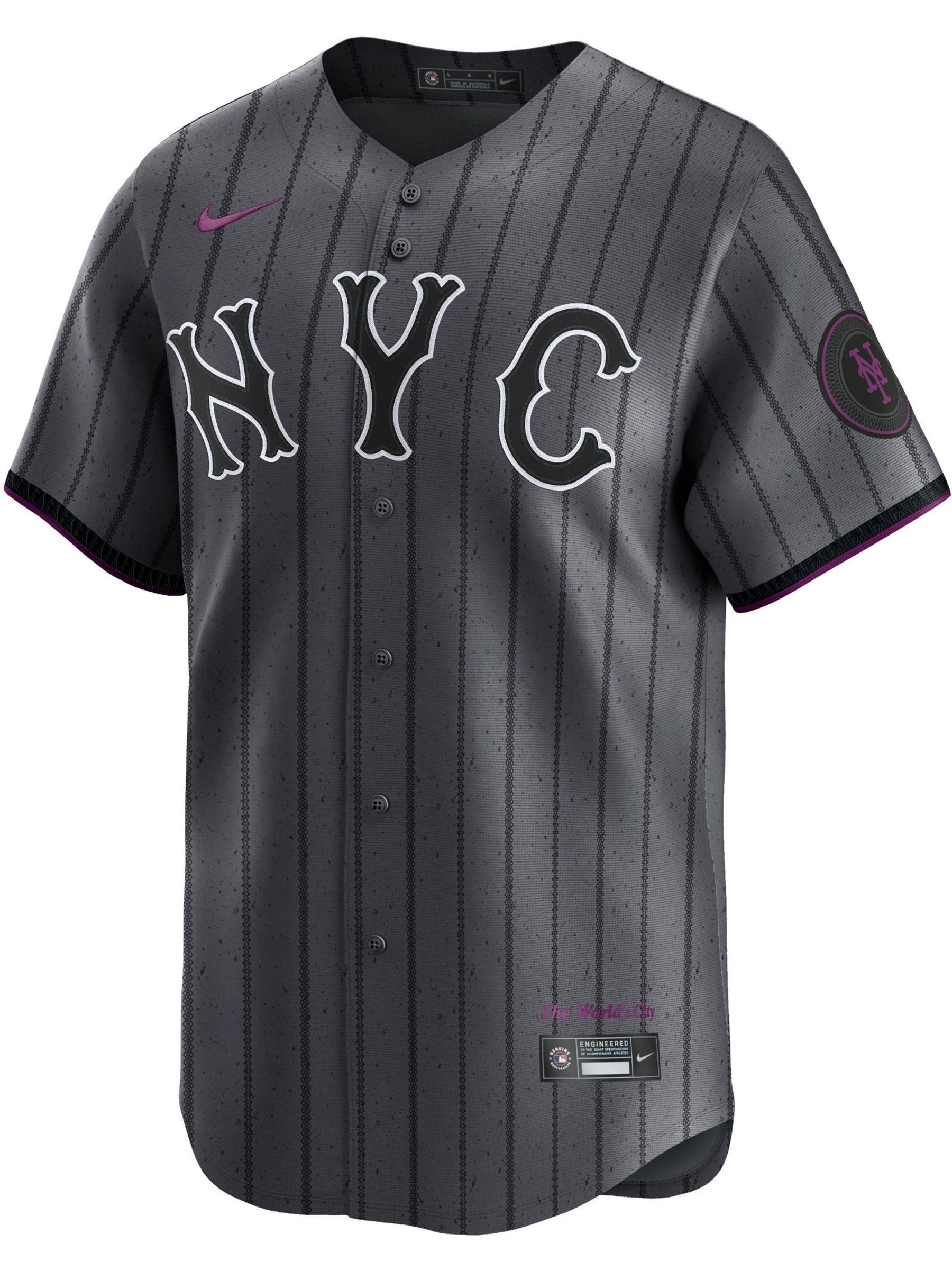 Buy Nike Grey Mens New York Mets MLB Limited City Connect Jersey from Next Luxembourg
