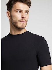 River Island Black Muscle Fit 100% Cotton T-Shirts 3 Pack - Image 4 of 5