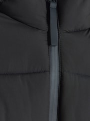 River Island Black Quilted Hooded Coat - Image 6 of 6