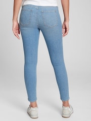 Gap Light Blue Mid Rise Ankle Length Favourite Jeggings - Image 2 of 4