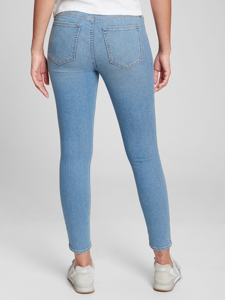 Azul claro - Jeggings tobilleros de tiro medio Favourite de Gap - Imagen 2 de 4 Azul claro - Jeggings tobilleros de tiro medio Favourite de Gap - Imagen 2 de 4