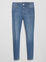 Gap Light Blue Mid Rise Ankle Length Favourite Jeggings - Image 3 of 4