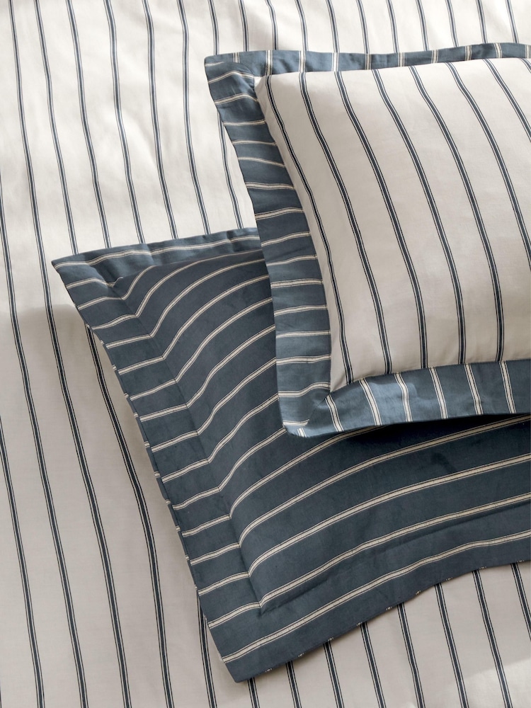 Yard Dusk Helmsley Stripe 100% Cotton Duvet Set - Image 4 of 4