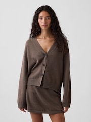 Braun - Gap Oversized-Strickjacke - Bild 1 von 4