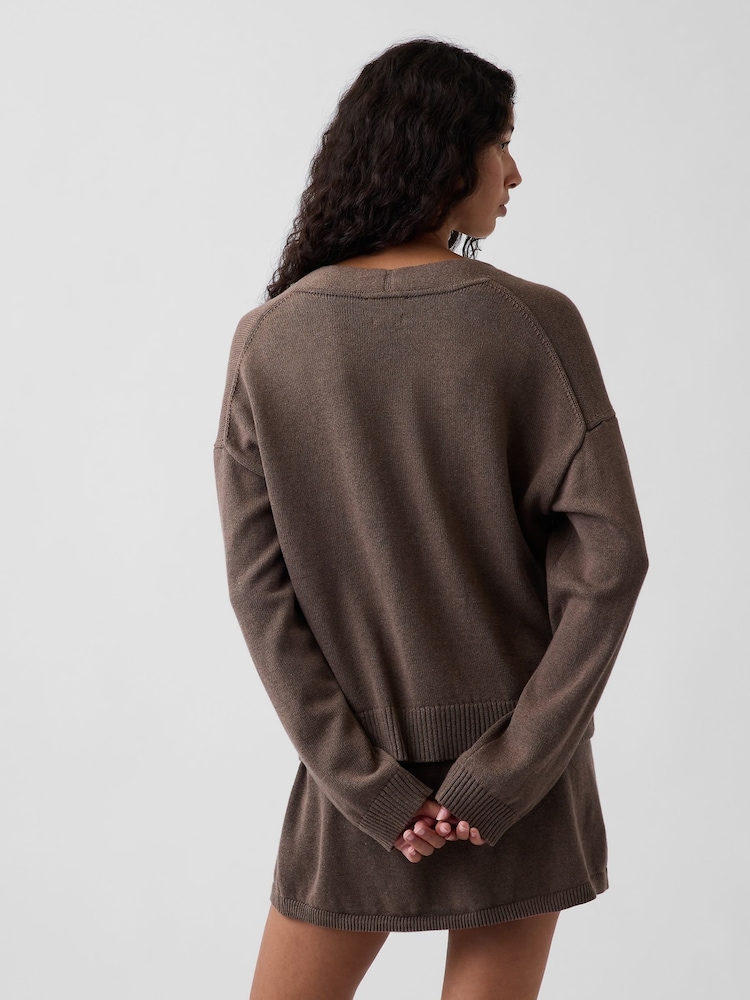 Braun - Gap Oversized-Strickjacke - Bild 2 von 4 Braun - Gap Oversized-Strickjacke - Bild 2 von 4