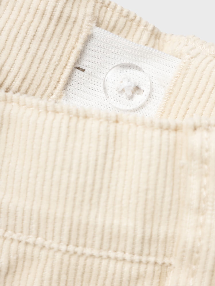 Name It White Corduroy Wide Leg Trousers - Image 4 of 4 Name It White Corduroy Wide Leg Trousers - Image 4 of 4