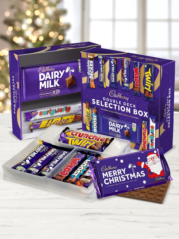Cadbury Xmas Double Deck Selection Box Gift - Image 1 of 4