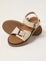 FatFace Ambie Ivory Buckle Sandal - Image 3 of 3