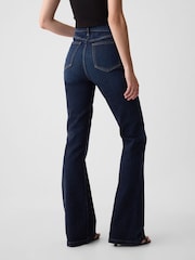 Gap Blue High Waisted 70s Flare Jeans - Image 4 of 10