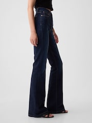 Gap Blue High Waisted 70s Flare Jeans - Image 5 of 10