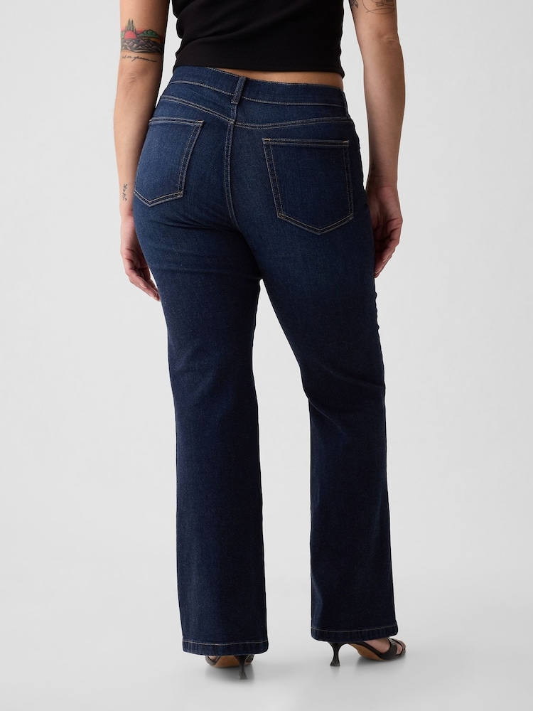 Gap Blue High Waisted 70s Flare Jeans - Image 7 of 10