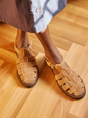 FatFace Elodie Tan Brown Fisherman Sandal - Image 1 of 4