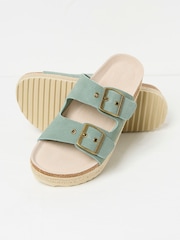 FatFace Meldon Green Haze Flatform Sandal - Image 3 of 3