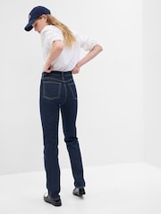 Azul - Gap Alto Waisted 90s Straight Jeans - Imagen 2 de 7
