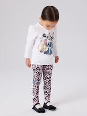 Name It White Stitch Floral Long Sleeve T-Shirt - Image 2 of 4