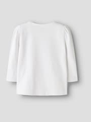 Name It White Stitch Floral Long Sleeve T-Shirt - Image 4 of 4