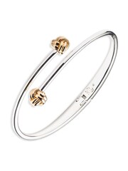 Lauren Ralph Lauren Gold Tone Knot Bypass Bangle Bracelet - Image 1 of 2