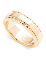 Lauren Ralph Lauren Gold Tone Size 7 Ring - Image 2 of 3