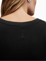 AllSaints Black Rina Tank Top - Image 4 of 5