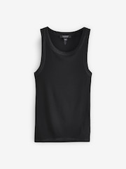 AllSaints Black Rina Tank Top - Image 5 of 5