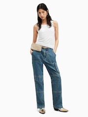 AllSaints White Rina Tank Top - Image 3 of 5