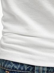 AllSaints White Rina Tank Top - Image 4 of 5