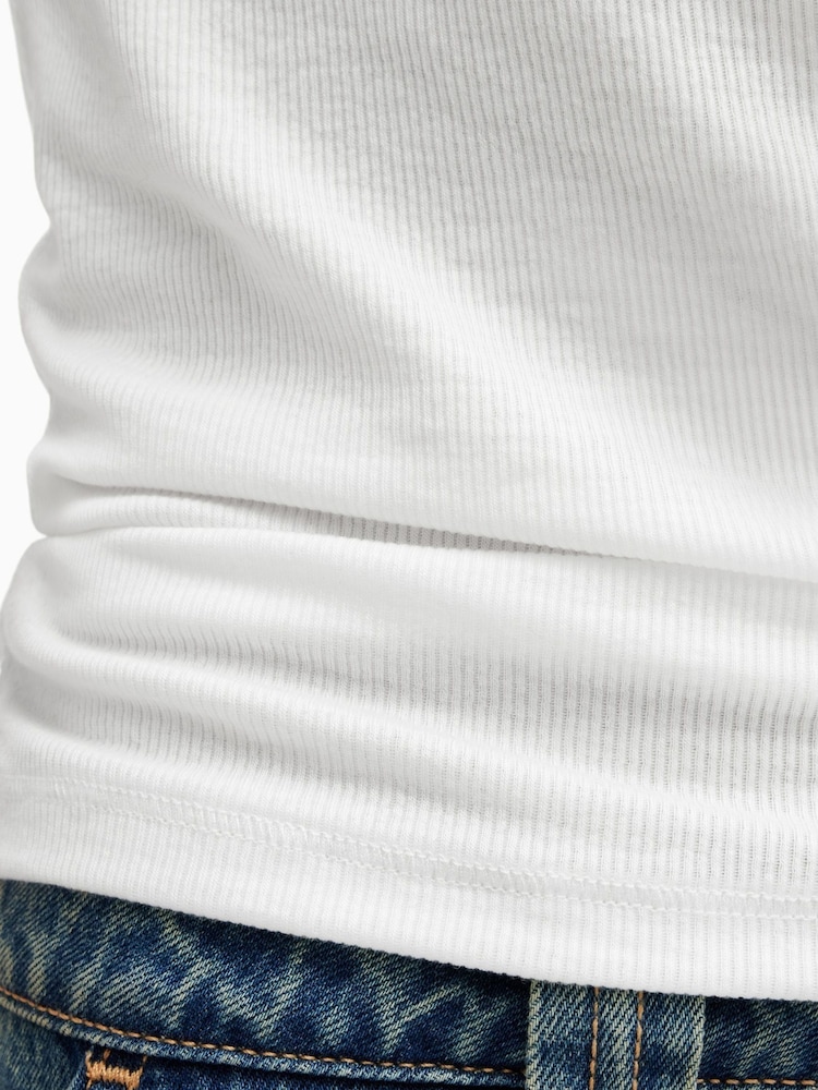 AllSaints White Rina Tank Top - Image 4 of 5