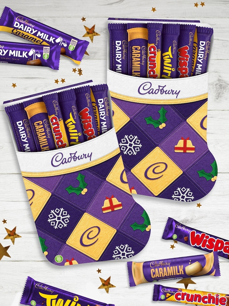 Cadbury 2 Pack Twin Selection of Chocolate Selection Stockings - Image 1 of 3 Cadbury 2 Pack Twin Selection of Chocolate Selection Stockings - Image 1 of 3