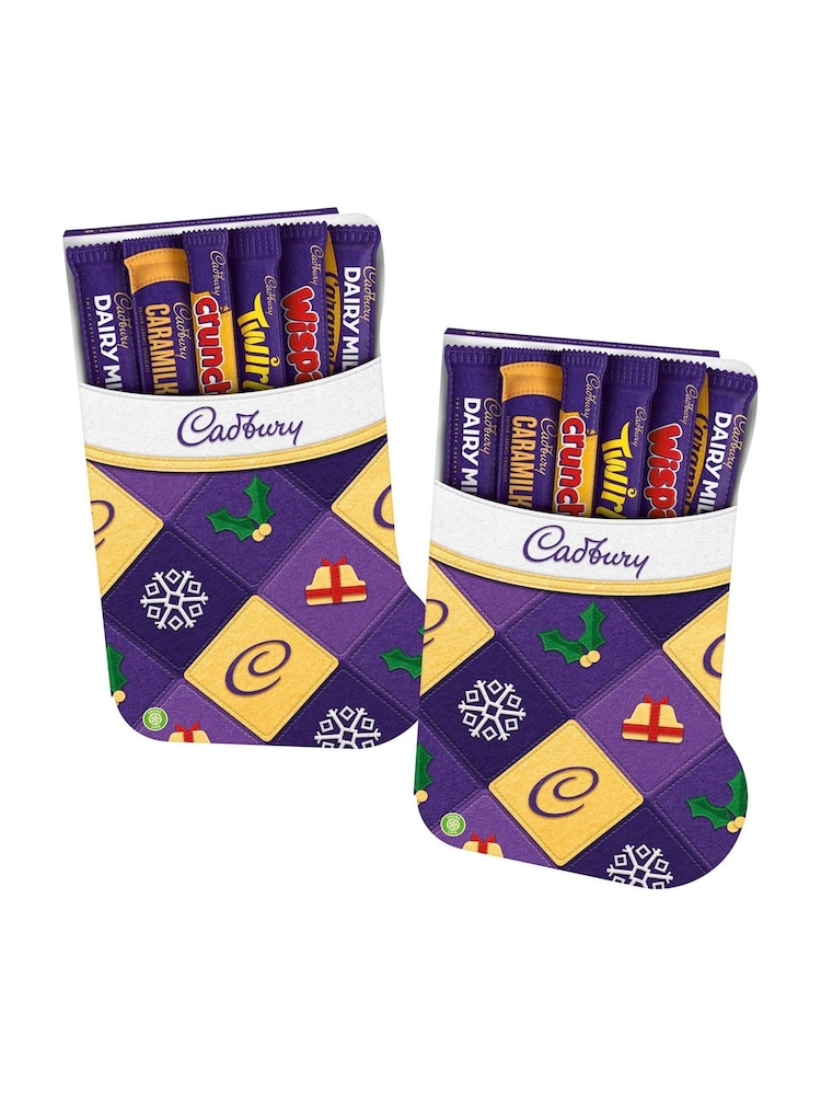 Cadbury 2 Pack Twin Selection of Chocolate Selection Stockings - Image 2 of 3 Cadbury 2 Pack Twin Selection of Chocolate Selection Stockings - Image 2 of 3