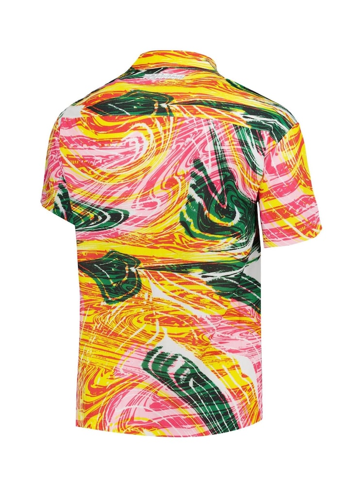 Puma Orange F1 Scuderia Ferrari Race Crew All Over Print Shirt - Image 3 of 3