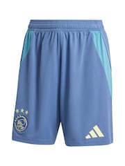 adidas Blue Ajax Away Shorts 2024-25 - Image 1 of 1