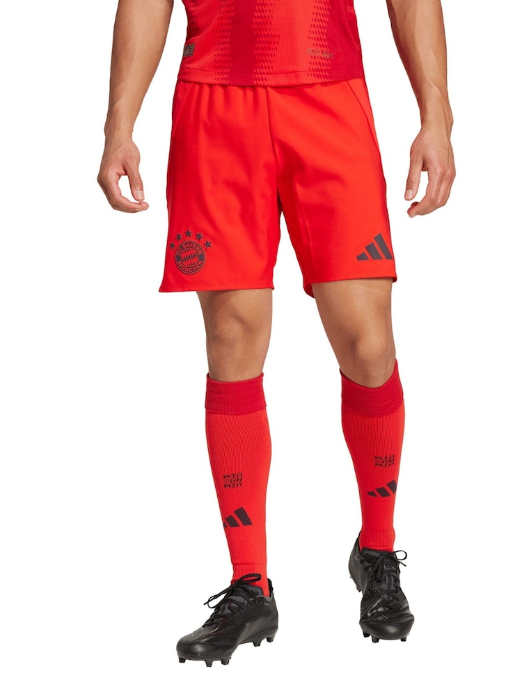 adidas Red FC Bayern Home Authentic Shorts 2024-25 - Image 1 of 3