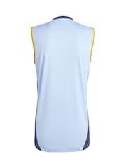 adidas Blue Real Madrid Training Sleeveless Jersey - Image 3 of 3