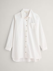 Seasalt Cornwall White Sea Lane Longline Shirt - Image 4 of 5
