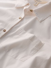 Seasalt Cornwall White Sea Lane Longline Shirt - Image 5 of 5