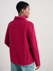 Seasalt Cornwall Pink Last Boat Sweatshirt - Image 2 of 5