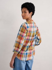 Seasalt Cornwall Black Rose Garden Yarn Dyed Shirt - Image 2 of 5