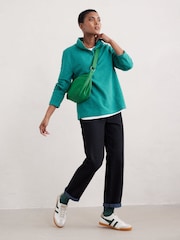 Seasalt Cornwall Blue Last Boat Sweatshirt - Image 3 of 5